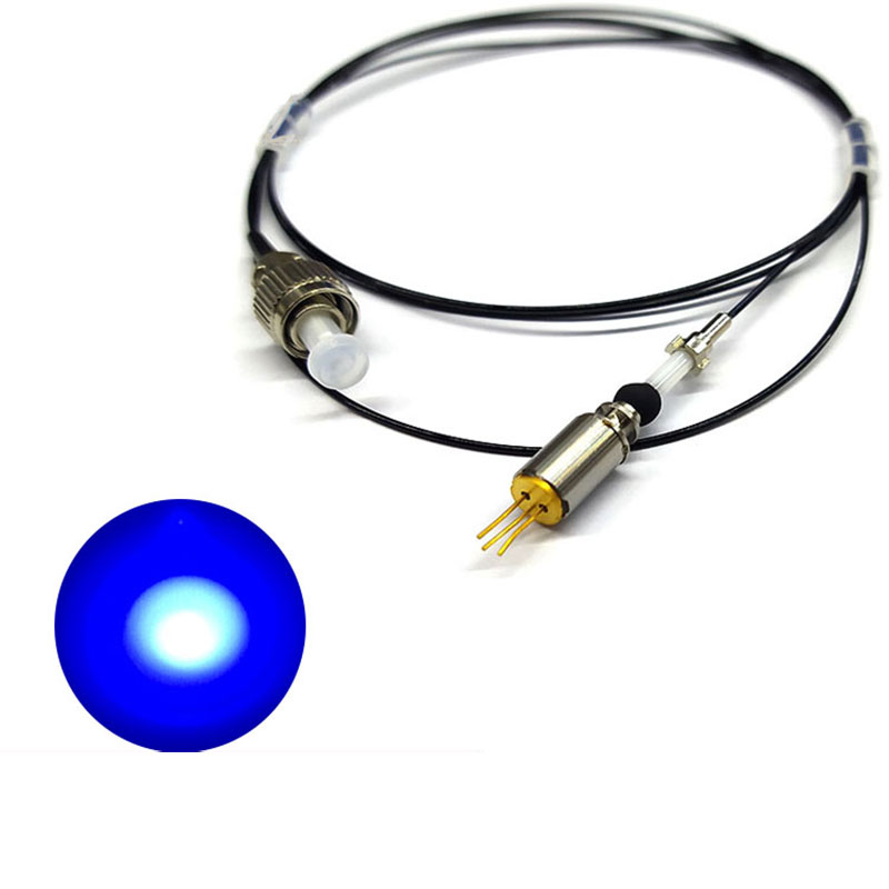 450nm 80mw Azul pigtailed laser fiber coupled laser diode Laser sensor