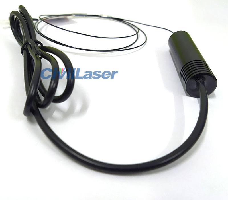 520nm 15mw Verde single mode fiber coupled pigtailed laser