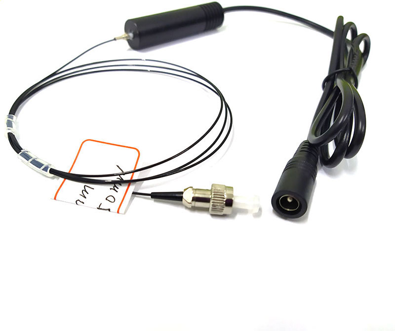 520nm 15mw Verde single mode fiber coupled pigtailed laser FC/APC connector