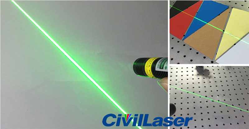 532nm 50mW Verde line laser module