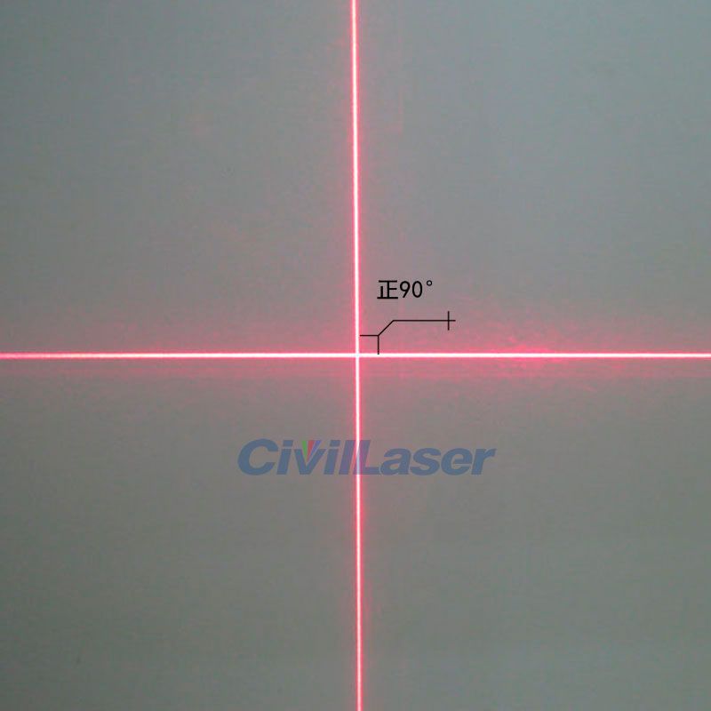 638nm 300mw Line/Crosshair High power Módulo láser rojo