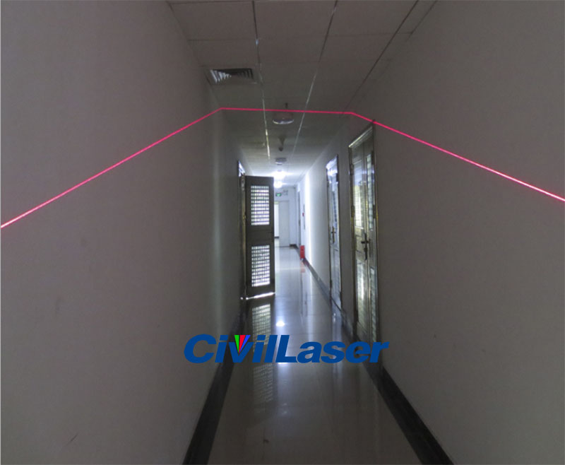 650nm 100mw Uniform red line laser positioning lamp Powell lens