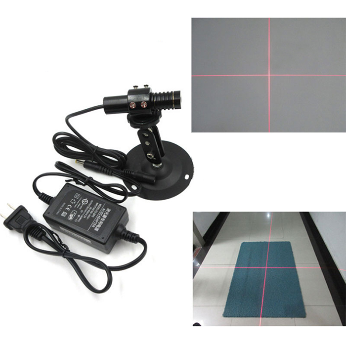 650nm 50mw Rojo Crosshair laser module Ultra-fine/Adjustable linewidth Vertical 90 degrees