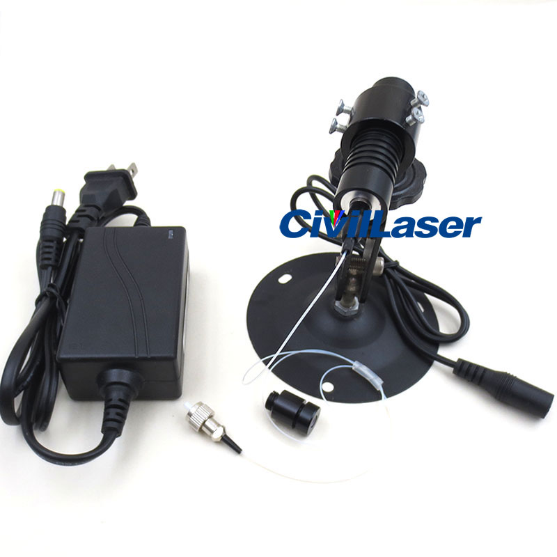 658nm 30mw Rojo pigtailed SM fiber coupled laser module