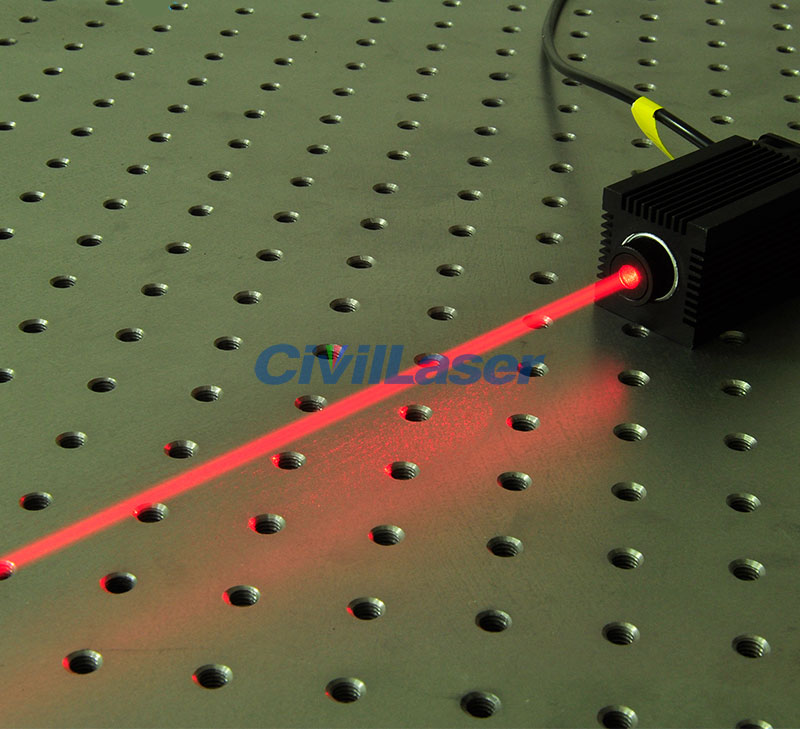 660nm 250mW Rojo High power Dot semiconductor laser positioning lamp Room escape