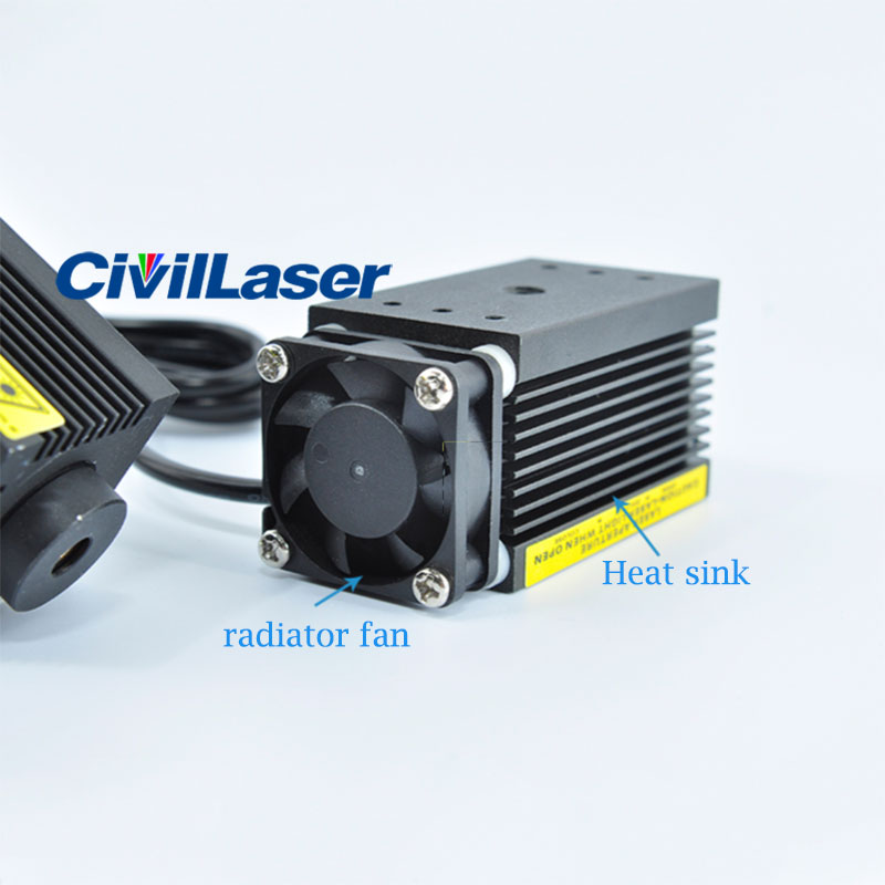 532nm 100mW Verde Dot Laser module Room escape 12V