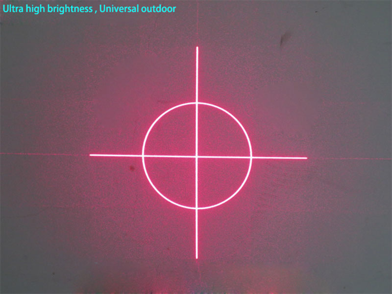 circle laser module with crosshair Rojo Verde Azul