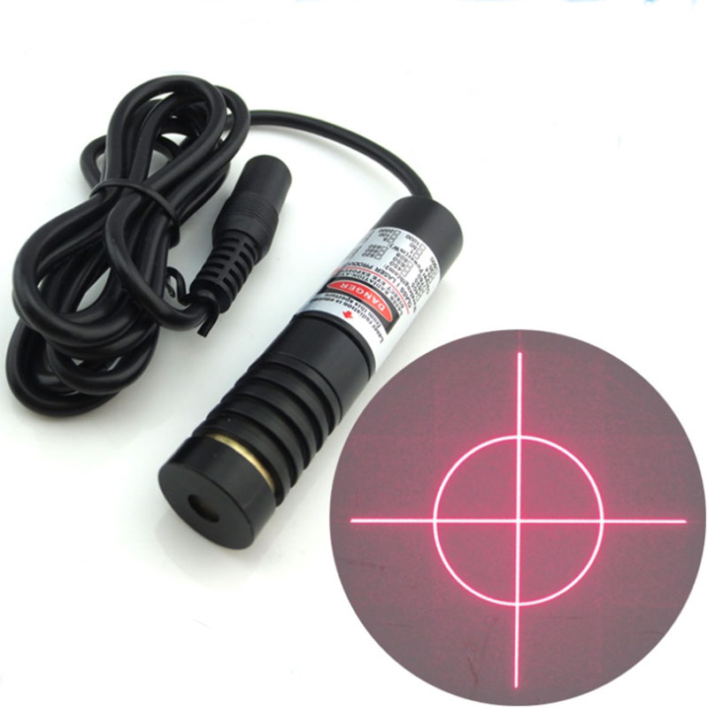High stability circle with cross effect red / Verde / blue laser wavelength and power can be customized