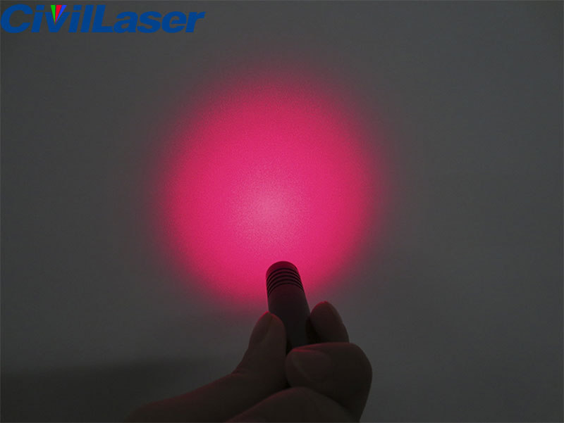 Rojo/Azul/Módulo láser verde Homogenization effect of circular plane