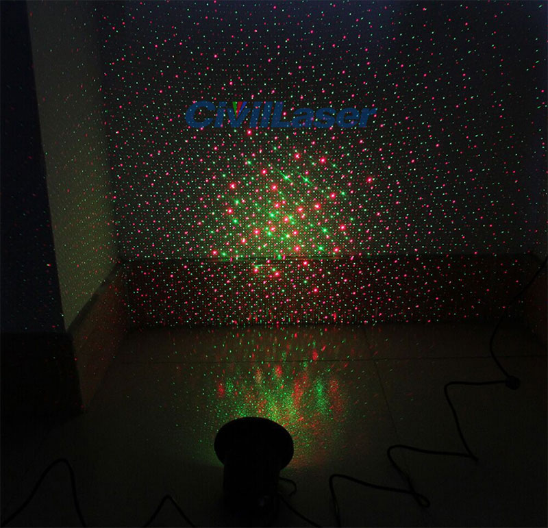 Outdoor dynamic lawn lamp Rojo Verde Stars