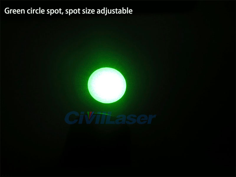 Long range ultra small spot size Rojo/Verde/Azul laser 0~100mW use Perfect Circular laser module