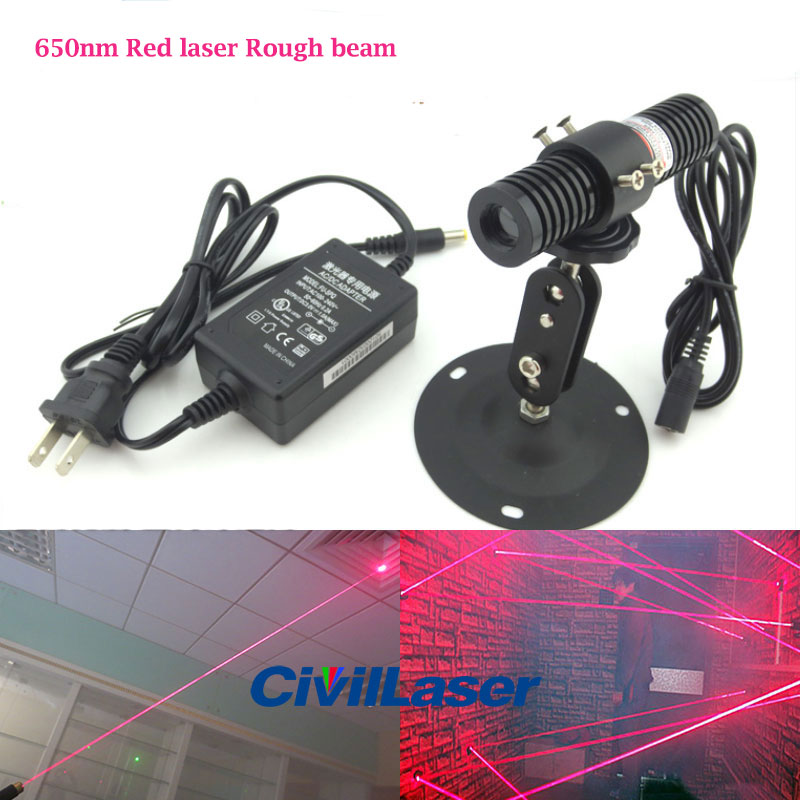 Rough beam 532nm Verde laser Room escape