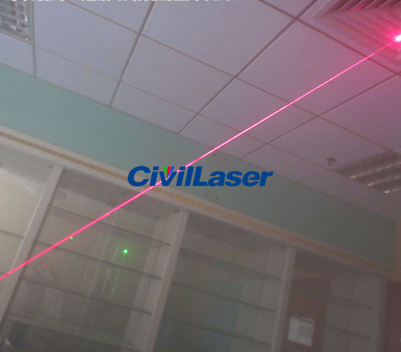 Rough beam 532nm Verde laser Room escape