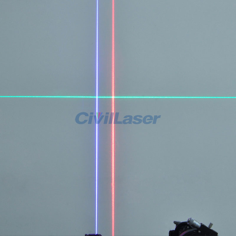 Verde/Rojo/Azul line laser marking