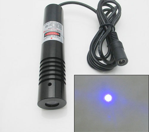 450nm 100mw Azul laser module Dot Focus adjustable