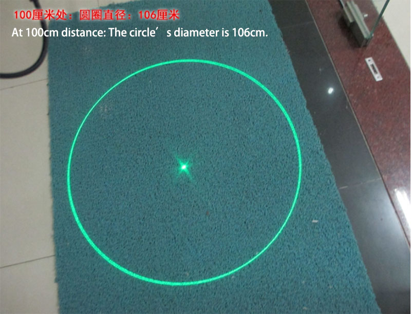 Alto Voltaje Circle laser with center point