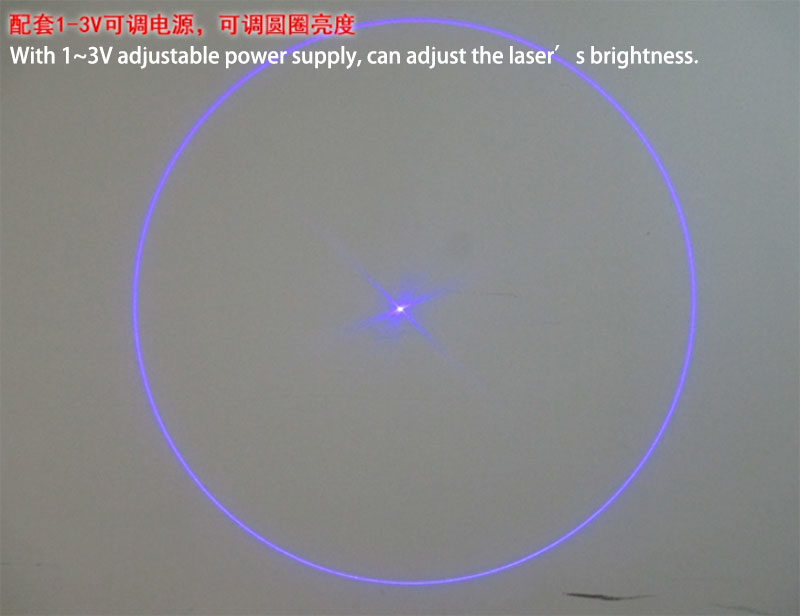 Alto Voltaje Circle laser with center point