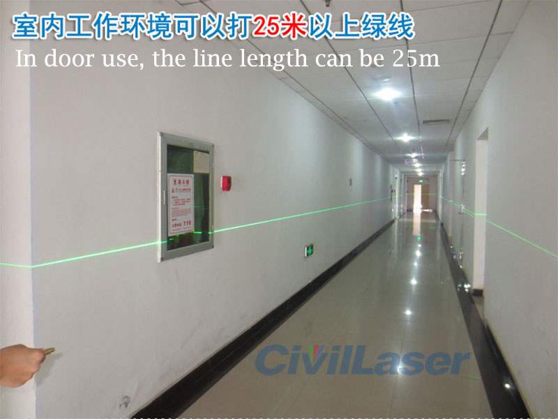 520nm 50mw High Stable Verde line laser module 