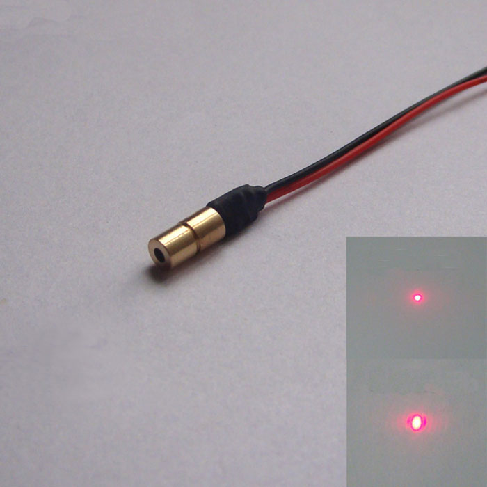 Super small Φ4mm 650nm Rojo dot laser module